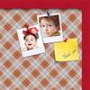 ArtToFrames 20x20 Inch Custom Cork Bulletin Board. This Argyle Burnt Orange Pin Board Comes with a Fabric Style Canvas Finish, in a Red Stain on Beech Frame (PinPix-634-20x20_0066-81792-YRED) view 2