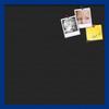 PinPix Custom Printed pin Cork Bulletin Board Made from Canvas, Classic Black Pattern 24 x 24 Inches (Completed Size) and Framed in Blue Stain on Beech (PinPix-622) view 2
