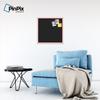 PinPix Custom Printed pin Cork Bulletin Board Made from Canvas, Classic Black Pattern 24 x 24 Inches (Completed Size) and Framed in Baby Pink Stain on Beech (PinPix-622) view 3