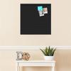 PinPix pin Cork Bulletin Board Made from Canvas, Classic Black Pattern 24 x 24 Inches (Completed Size) and Framed in Satin Black (PinPix-622) view 3