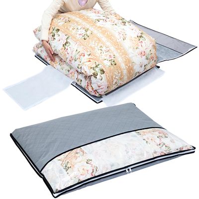 Astro 171-05 Activated Carbon Deodorizing Duvet Storage Bag, Single, Compact Storage, Just Close it with a Pressing Belt, Activated Carbon Power for Deodorizing Storage, Breathable Non-Woven Fabric