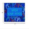 Carpets for Kids KID$Value 37.04 Wash Your Hands No-Slip Value Rug 3ft x 4ft 6in Rectangle Blue view 2