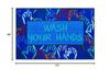 Carpets for Kids KID$Value 49.04 Wash Your Hands Classroom Valu Non-Slip Rug 4ft x 6ft Rectangle Blue view 2