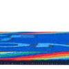 Carpets for Kids KID$Value 37.41 Rainbow Striped Wipe and Dry Classroom Non-Slip Rug 3ft x 4ft 6in Rectangle Blue view 2
