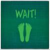 Carpets for Kids KID$Value 37.82 Green Stand & Wait Classroom Value Non-Slip Rug 3ft x 4ft 6in Rectangle Green view 1