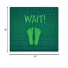 Carpets for Kids KID$Value 37.82 Green Stand & Wait Classroom Value Non-Slip Rug 3ft x 4ft 6in Rectangle Green view 2