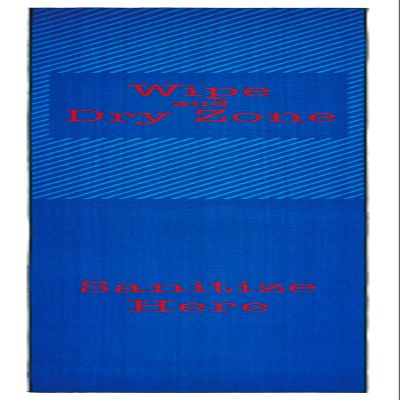Carpets for Kids KID$Value 38.53 Blue & Red Sanitize Classroom Value Non-Slip Runner Rug 3ft x 12ft Runner Multi Color