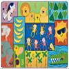 Carpets for Kids 62214 Jungle Jam Counting Classroom Nursery Rug 4ft x 6ft Rectangle Multi Color view 1