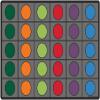 Carpets for Kids 6918 Seating Circles Classroom Seating Kids Teen Room Rug 8ft x 12ft Rectangle Gray view 1