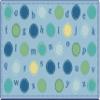 Carpets for Kids 46754 KIDSoft Alphabet Dots Literacy Classroom Seating Rug 4ft x 6ft Rectangle Blue view 1