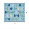 Carpets for Kids 46754 KIDSoft Alphabet Dots Literacy Classroom Seating Rug 4ft x 6ft Rectangle Blue view 2