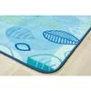 Carpets for Kids 60314 Peaceful Spaces Leaf Decorative Kids Teen Room Rug 4ft x 6ft Rectangle Blue view 3