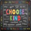 Carpets for Kids 61814 Choose Kind Classroom Chalkboard Look Rug 4ft x 6ft Rectangle Black view 1