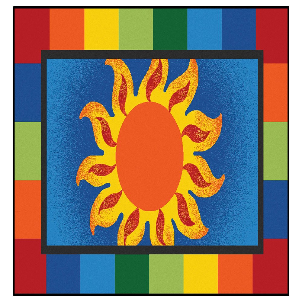 Carpets for Kids KID$Value Rugs 36.14 Sunny Day Value Play Rug 3ft x 4ft 6in Rectangle Blue