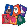 Carpets for Kids KID$Value Plus 3890 Farm Animal Individual Seating Set of 12-16in Squares Multi Color view 1