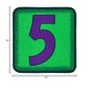 Carpets for Kids KID$Value Plus 3891 Simple Numbers Individual Seating Set of 12-16in Squares Multi Color view 2
