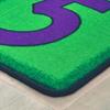 Carpets for Kids KID$Value Plus 3891 Simple Numbers Individual Seating Set of 12-16in Squares Multi Color view 3