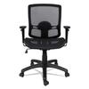 Alera ET4218 Etros Series Mesh Mid-Back Synchro Tilt Chair, Mesh Back/seat, Black view 2