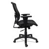 Alera ET4218 Etros Series Mesh Mid-Back Synchro Tilt Chair, Mesh Back/seat, Black view 3