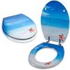 MSV" MDF Toilet SEAT Paradise, Multi-Colour view 1