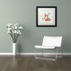Trademark Fine Art Un Renard Dans La Cours by Sylvie Demers Frame, 11" x 11", White Matte view 3