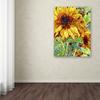 Trademark Fine Art Summer in the Garden by Mandy Budan Wall Hanging, 18" x 24" view 3