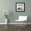 Trademark Fine Art Breakwater by Dave MacVicar Frame, 11 by 11", White Matte view 3