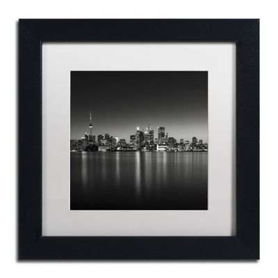 Trademark Fine Art Lights by Dave MacVicar Frame, 11 by 11", White Matte