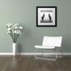 Trademark Fine Art Pillars by Dave MacVicar Frame, 11 by 11", White Matte view 3
