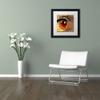 Trademark Fine Art Eye 1 by Roderick Stevens Frame, 11 by 11", White Matte view 3