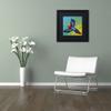Trademark Fine Art The Raven 3 by Roderick Stevens Animals Frame, 11 by 11", Black Matte view 3