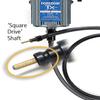 Industrial Kit w/ 1/3 hp TX Motor with 60 Square Drive Heavy Duty Shaft & Sheath, SXR Metal Foot Pedal Speed Control, #44HT Handpiece and More view 2