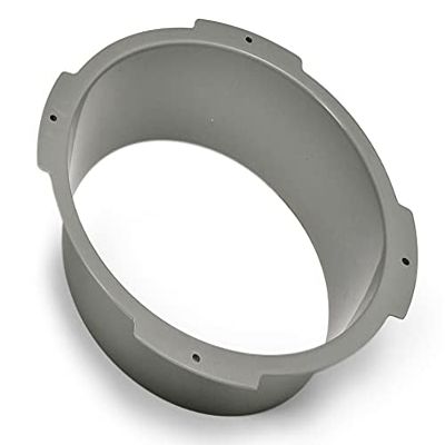 Lumex Replacement Splash Guard for 7108A and 7108R 3-in-1 Steel Folding Commode, Grey Plastic Shield, Pack of 6, 7108SG