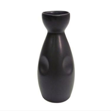 CAC China 666-WP-BLK Japanese Style Sake Pot-666-WP-BLK