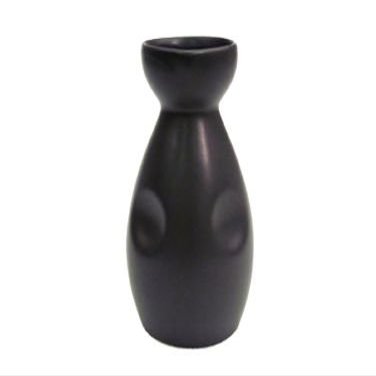 CAC China 666-WP-BLK Japanese Style Sake Pot-666-WP-BLK