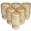 Thai Sticky Rice Basket Size 3 Inches (Pack of 6) Handmade Bamboo Rice Container view 1