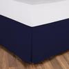 Beautiful Lenin 400 TC 400 TC 20 Inch Fall Bed Skirt (Queen XL,Navy Blue) view 1