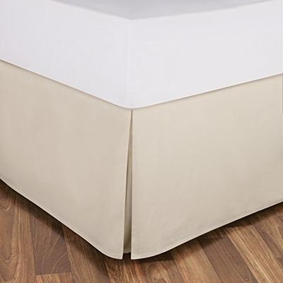 Beautiful Lenin 400 TC 400 TC 20 Inch Fall Bed Skirt (Twin XL, Ivory)