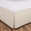 Beautiful Lenin 400 TC 400 TC 20 Inch Fall Bed Skirt (Twin XL, Ivory) view 1