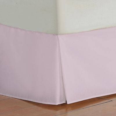 Beautiful Lenin 400 TC 400 TC 20 Inch Fall Bed Skirt (Queen,Pink)