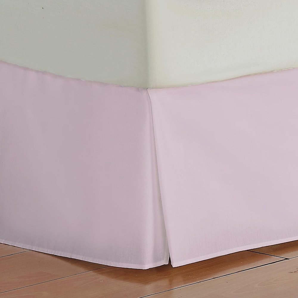 Beautiful Lenin 400 TC 400 TC 20 Inch Fall Bed Skirt (Queen,Pink)