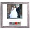Creative Letter Art Dated Bride & Groom 8 by 10 inch Portrait Guest Book with DIY Unique Personalized Black & White Number Photographs, Cut and Tape- Including our 16 by 20 inch Frame w/Hanger view 1