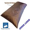 DIY Pet Bed Pillow Cover Set Heavy Duty Flat Style External Cover + Waterproof Liner for Small to Large Dogs Microsuede, Denim, Canvas or Fleece Covers Only (Gray Microsuede, 47''x29'') view 2