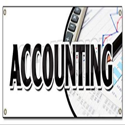 Accounting Banner Sign Tax Return Preparation Cpa Refund Accountant