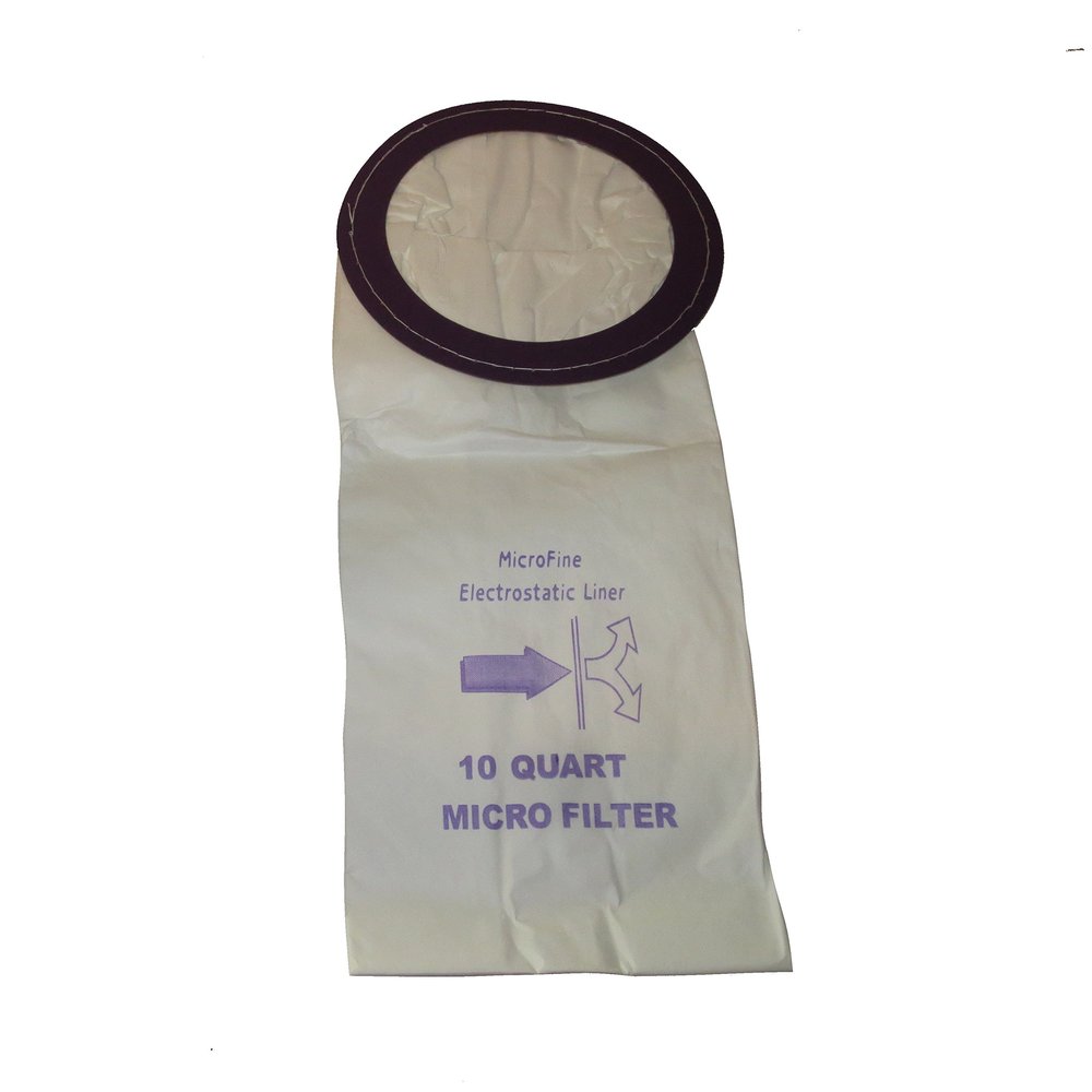 10 Quart Micro Filtration Backpack Vacuum Bags: 90 Bags