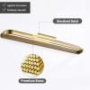 Leyden Brass Towel Bar, Antique Bathroom 23.6 inch Bath Towel Holder Rack, Wall Mounted Bathroom Accessory Towel Rod Hanger Retro view 3