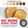 DASH Clear View Toaster: Extra Wide Slot Toaster with See Through Window - Defrost, Reheat + Auto Shut Off Feature for Bagels, Specialty Breads & other Baked Goods - Grey view 4