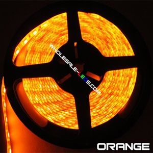 NovaBright 5050SMD Orange Super Bright Flexible LED Light Strip 16 Ft Reel Kit