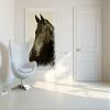KitCanvas Gallery-Wrapped Large Canvas (72-inch by 48-inch) Horse Sephia view 4
