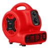 XPOWER P-230AT Mini Mighty 1/4 HP 925 CFM Centrifugal Air Mover, Carpet Dryer, Floor Fan, Blower, Stackable, Daisy Chain, for Water Damage Restoration, Janitorial, Plumbing, Home Use, Red view 1